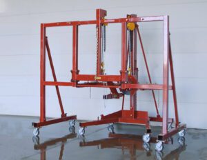 A view of the Capsizer 8000 when not in use.